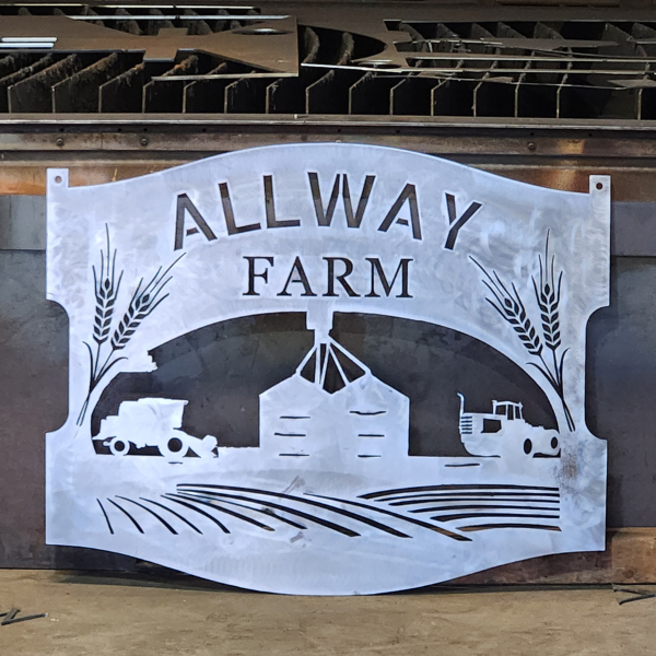 Custom Metal Farm Signs