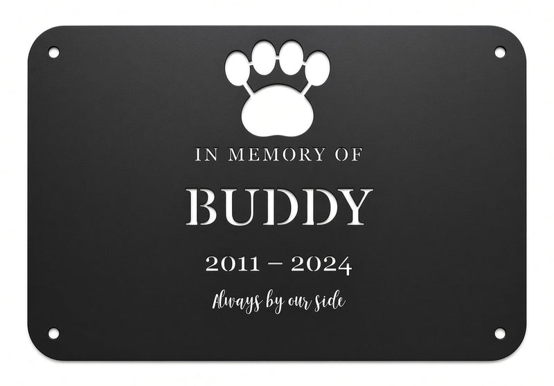 Pet Memorial Plaques & Dog Grave Markers