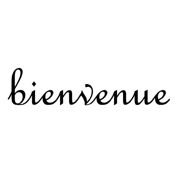 Bienvenue (Welcome) French Script MT - Lower Case B, 36 inches image