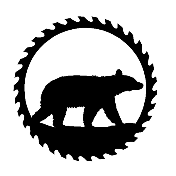 Simple Circular Sawblades Group 1 - 28 inches, Bear image