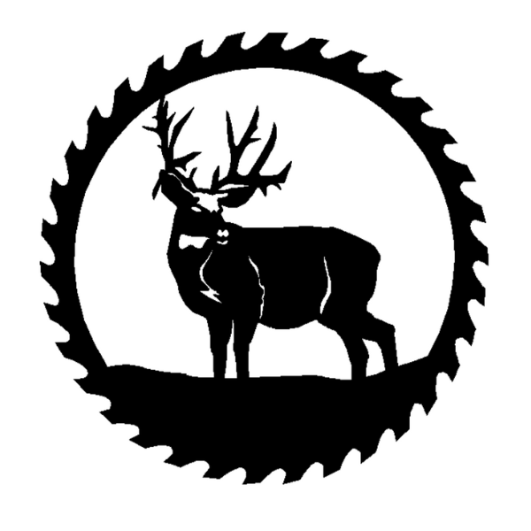 Simple Circular Sawblades Group 1 - 24 inches, Deer Left image