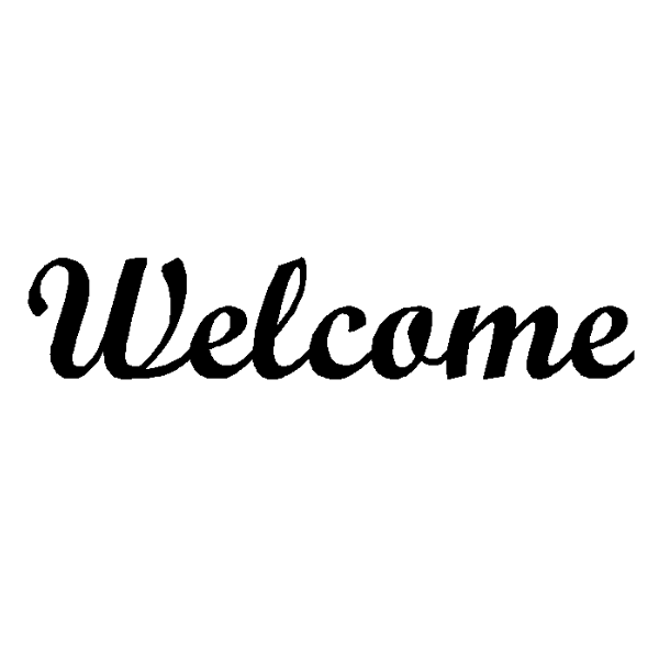 Welcome Script TBD - Upper Case W, 18 inches image