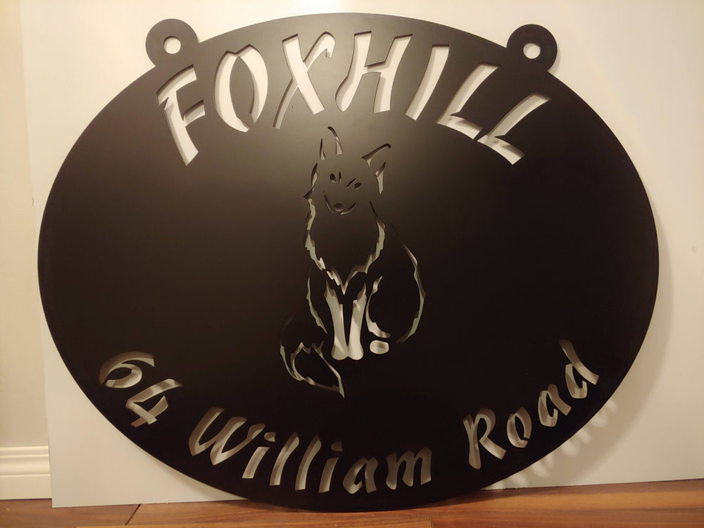 Custom metal sign made by Bear Country Metalworks, photo 53
