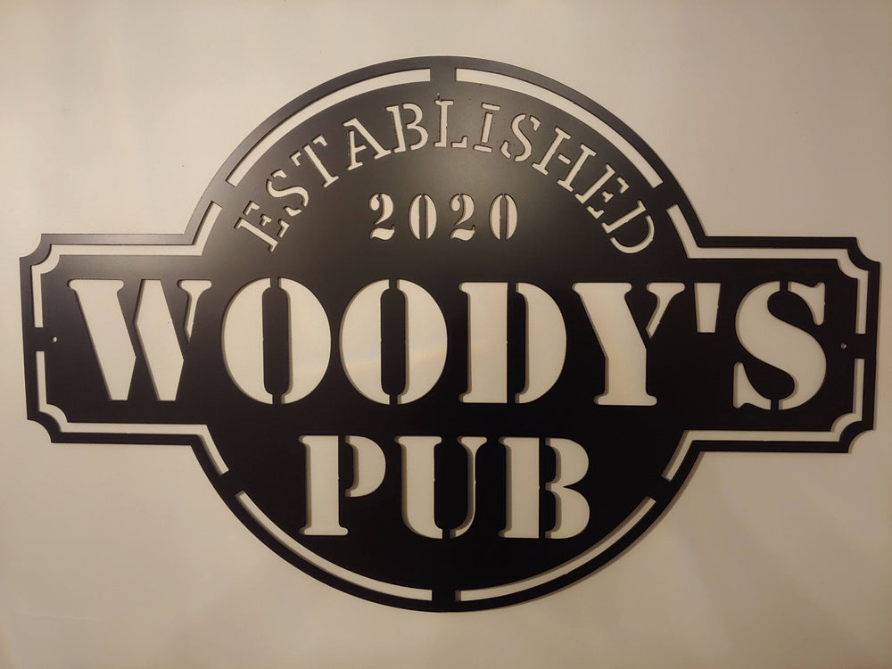 Custom metal sign made by Bear Country Metalworks, photo 30