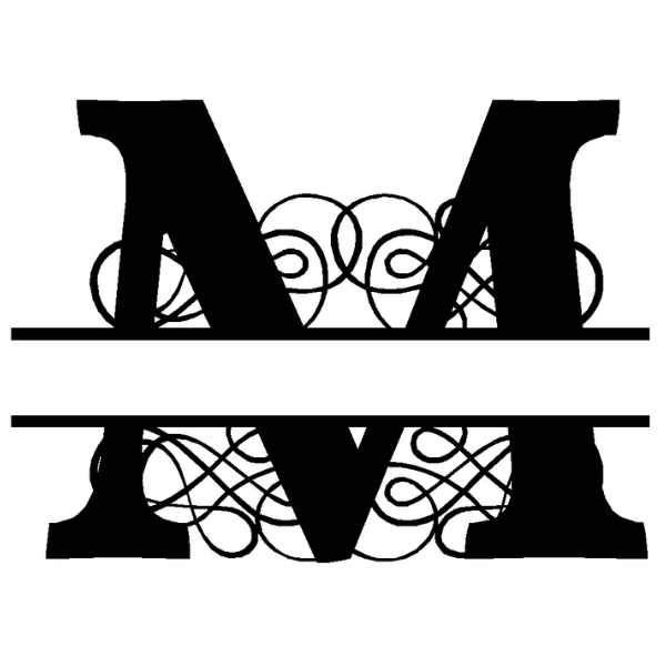 Personalized "M" Split Monogram image 3