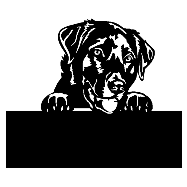 Labrador Family Name Sign image 2