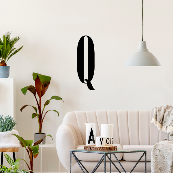 Family Name Letter Onyx Font 18" image 18