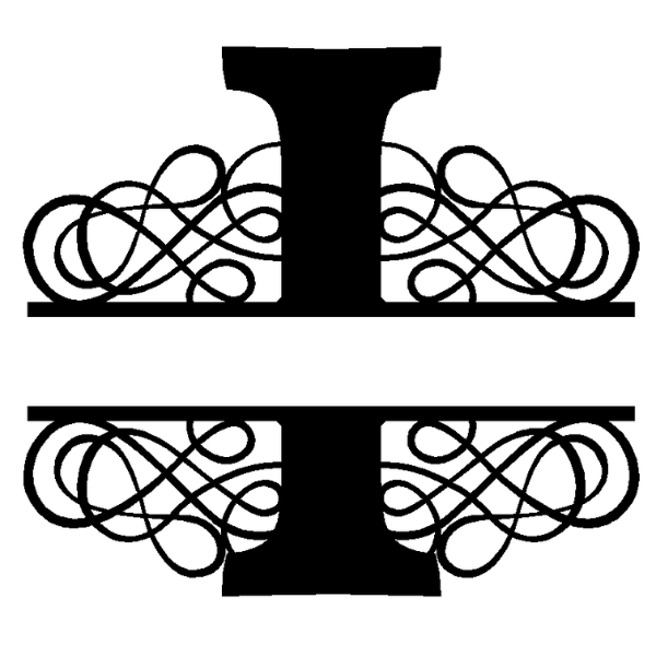Personalized "I" Split Monogram image 3