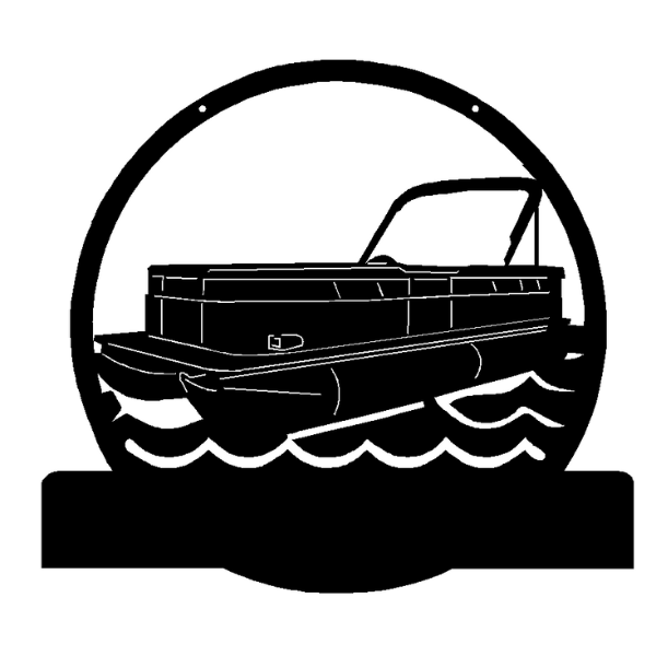 Pontoon Boat With Name image 3