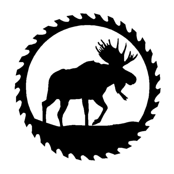 Simple Circular Sawblades Group 1 - 20 inches, Moose image