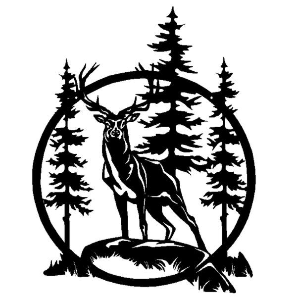 Deer in Circle image 1