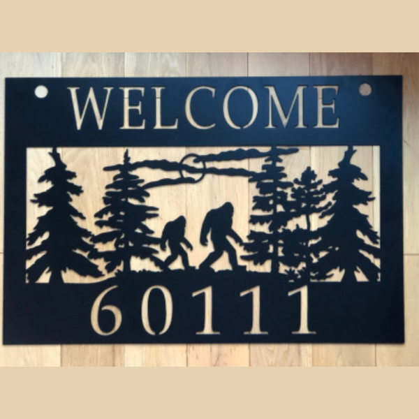 Sasquatch Welcome Address 30"W x 20"T image 1