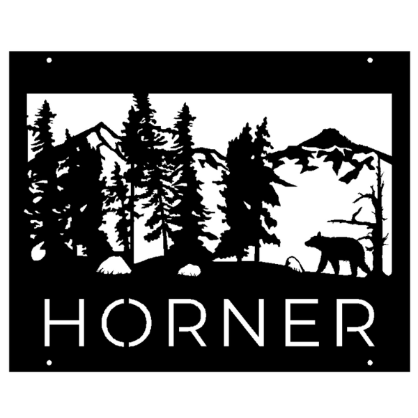 Horner Bear with Mountains image 3