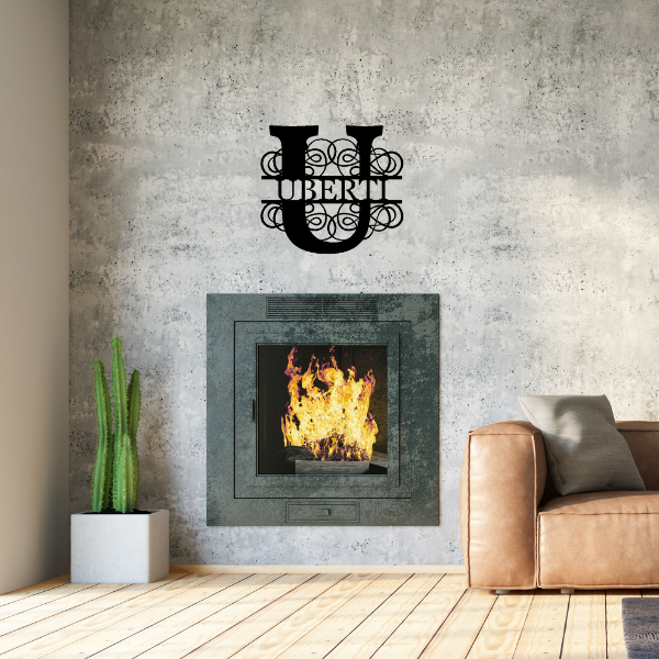 Personalized "U" Split Monogram image 1