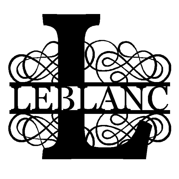 Personalized "L" Split Monogram image 0