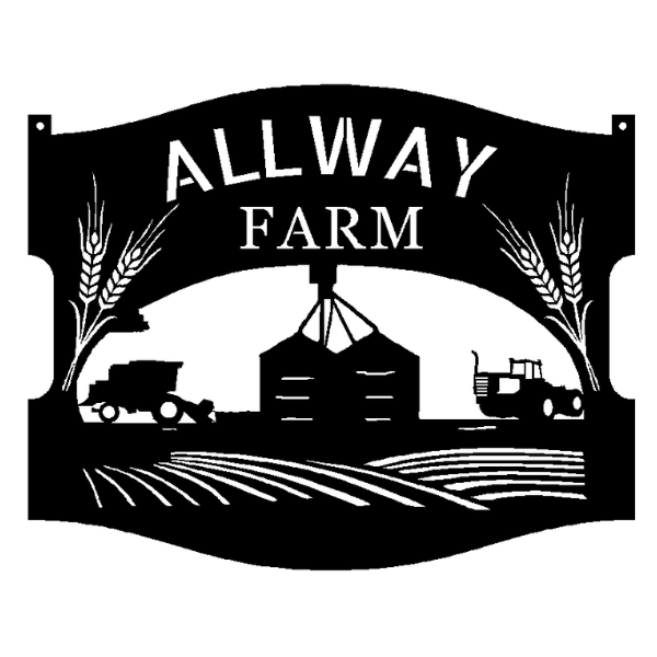 Allway Farm Large Custom Sign image 0