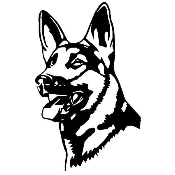 German Shepherd Head image 0