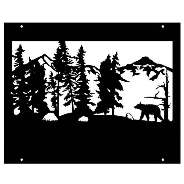 Horner Bear with Mountains image 2