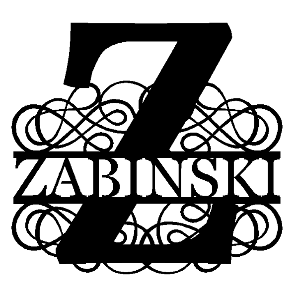 Personalized "Z" Split Monogram image 0