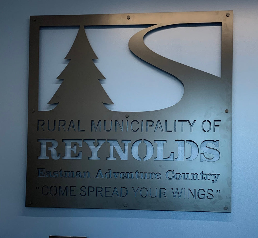 Custom metal sign made by Bear Country Metalworks, photo 16