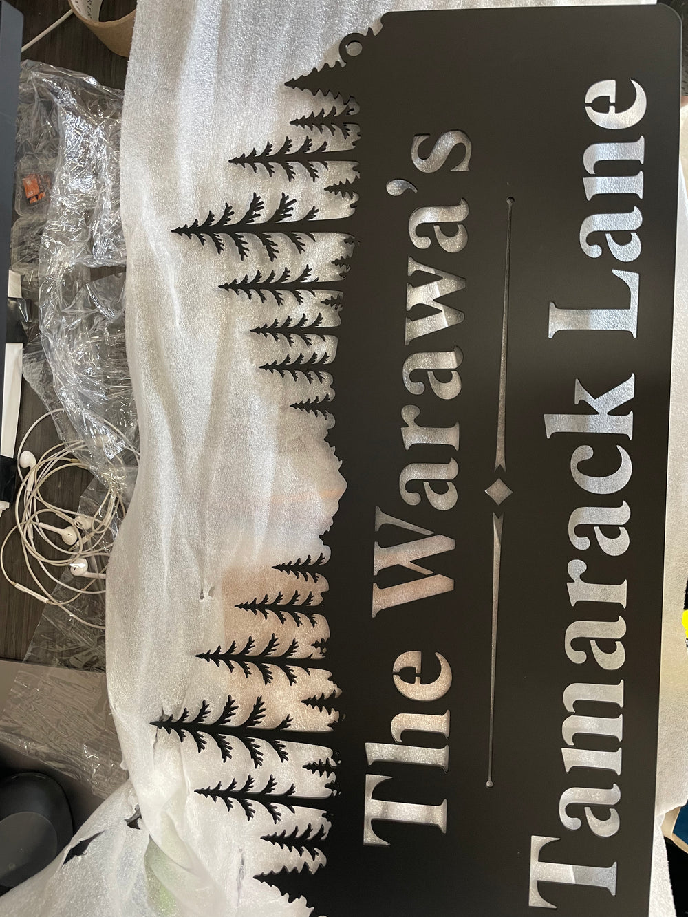 Custom metal sign made by Bear Country Metalworks, photo 47