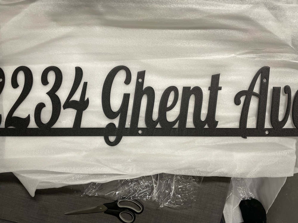 Custom metal sign made by Bear Country Metalworks, photo 56