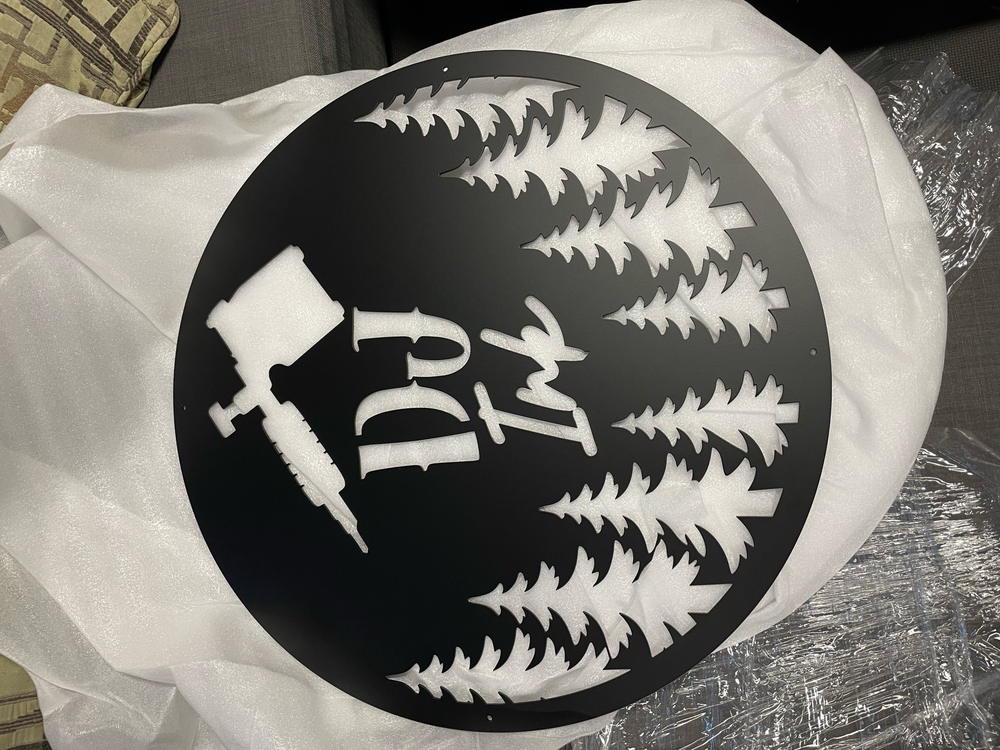 Custom metal sign made by Bear Country Metalworks, photo 44