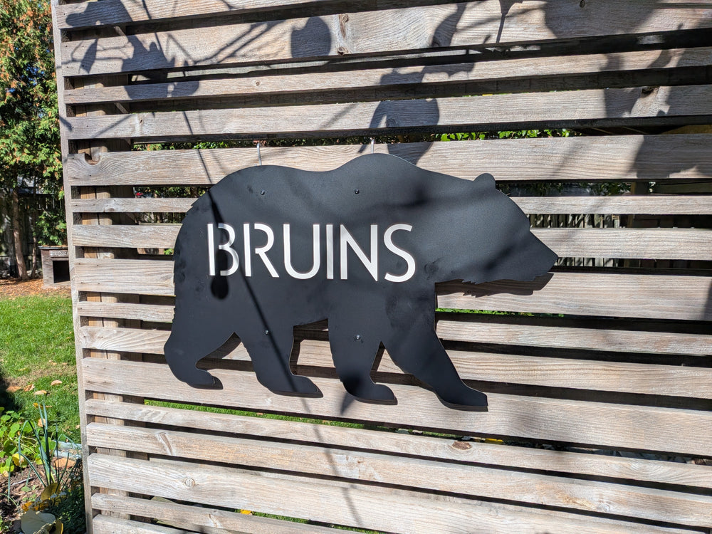 Custom metal sign made by Bear Country Metalworks, photo 6