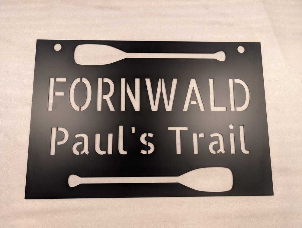 Custom metal sign made by Bear Country Metalworks, photo 4