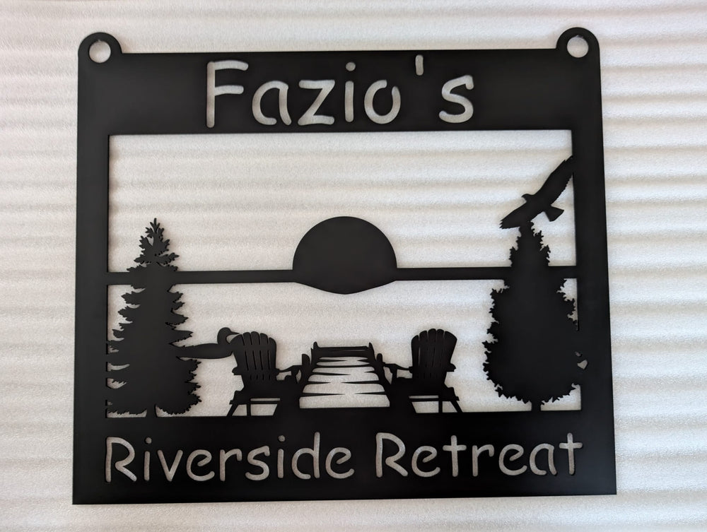 Custom metal sign made by Bear Country Metalworks, photo 20
