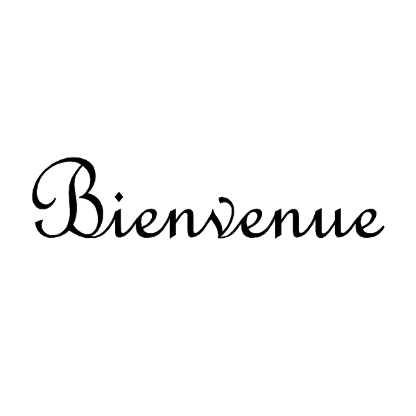 Bienvenue (Welcome) French Script MT - Upper Case B, 36 inches image