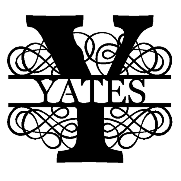 Personalized "Y" Split Monogram image 0