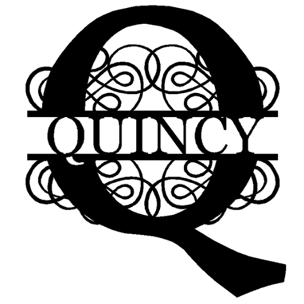 Personalized "Q" Split Monogram image 0