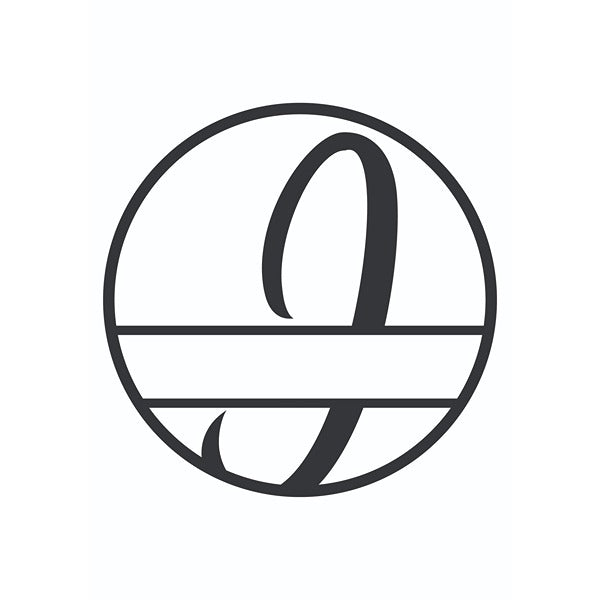 Personalized "J" Split Circle Monogram image 0