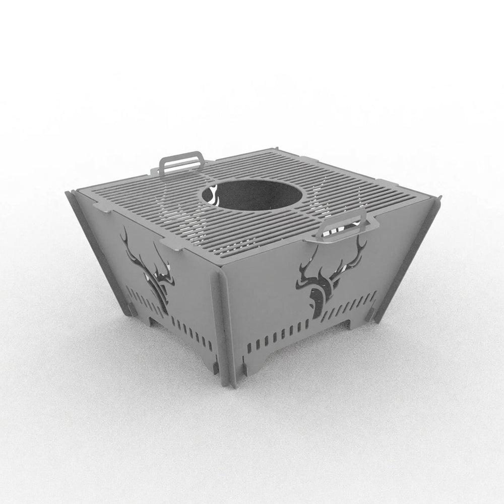 Square Steel Fire Pit