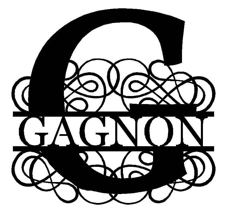 Personalized "G" Split Monogram image 0