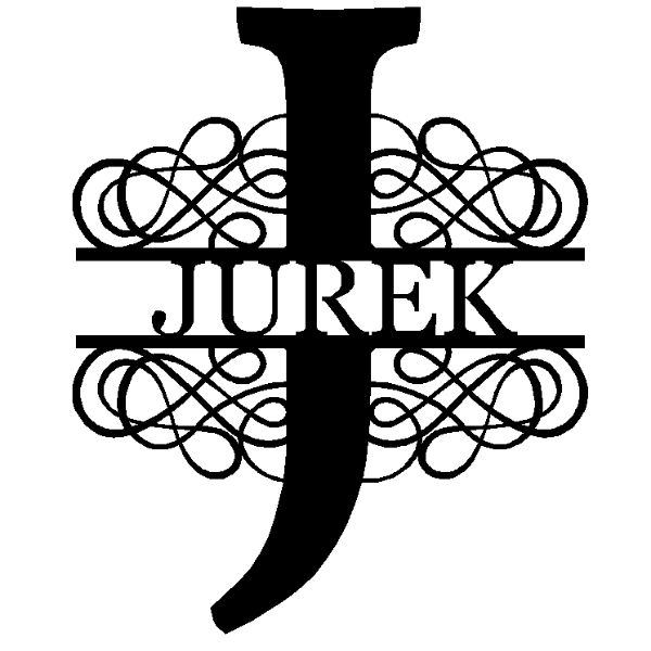 Personalized "J" Split Monogram image 0