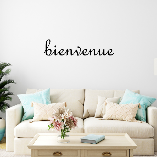 Bienvenue (Welcome) French Script MT image 1