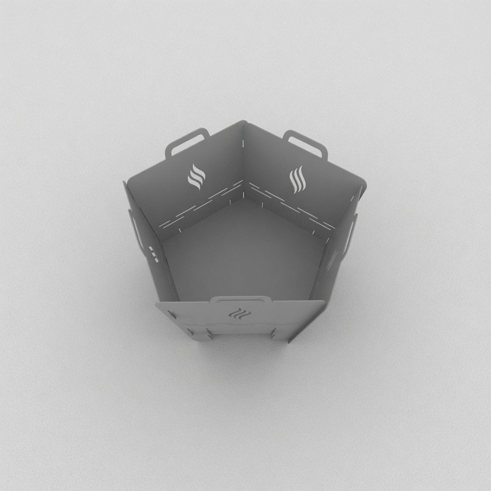 Pentagon Metal Fire Pit