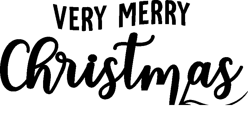 Black and white metal sign design preview — Very Merry Christmas Metal Sign