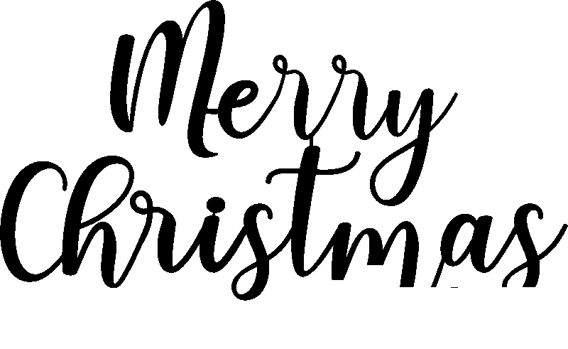 Black and white metal sign design preview — Merry Christmas Metal Wall Sign